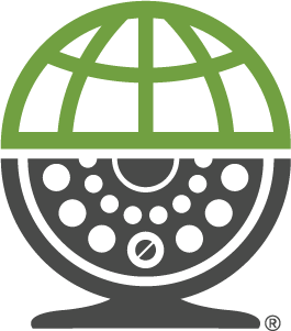 image icon of fly reel as a globe